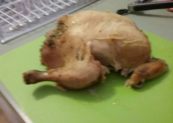 Resep Slow cooked roast chicken Resep Slow cooked roast chicken