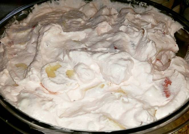 Resep Strawberry Cheesecake Salad Resep Strawberry Cheesecake Salad