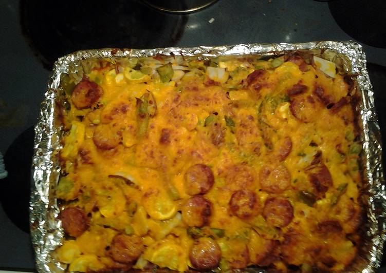 smoked sausage casserole Recipe by GeraldLocker Cookpad