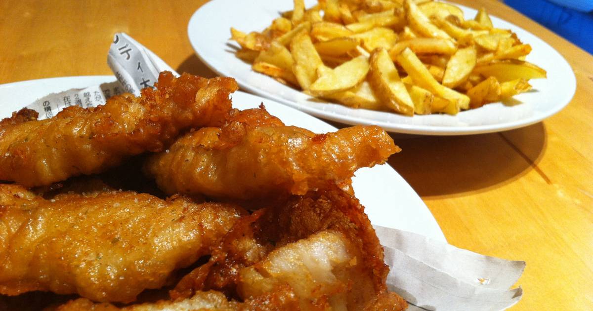 Beer Battered Fish and Chips Recipe by Miles Cookpad