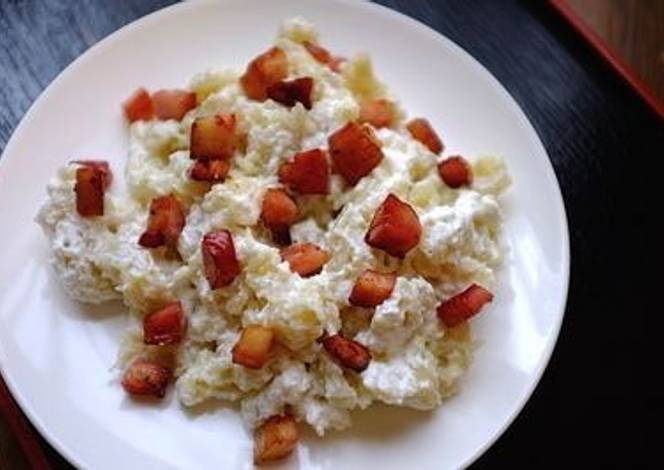 Resep Bryndzové Halušky (Slovakian Potato Dumplings with Bryndza Cheese)