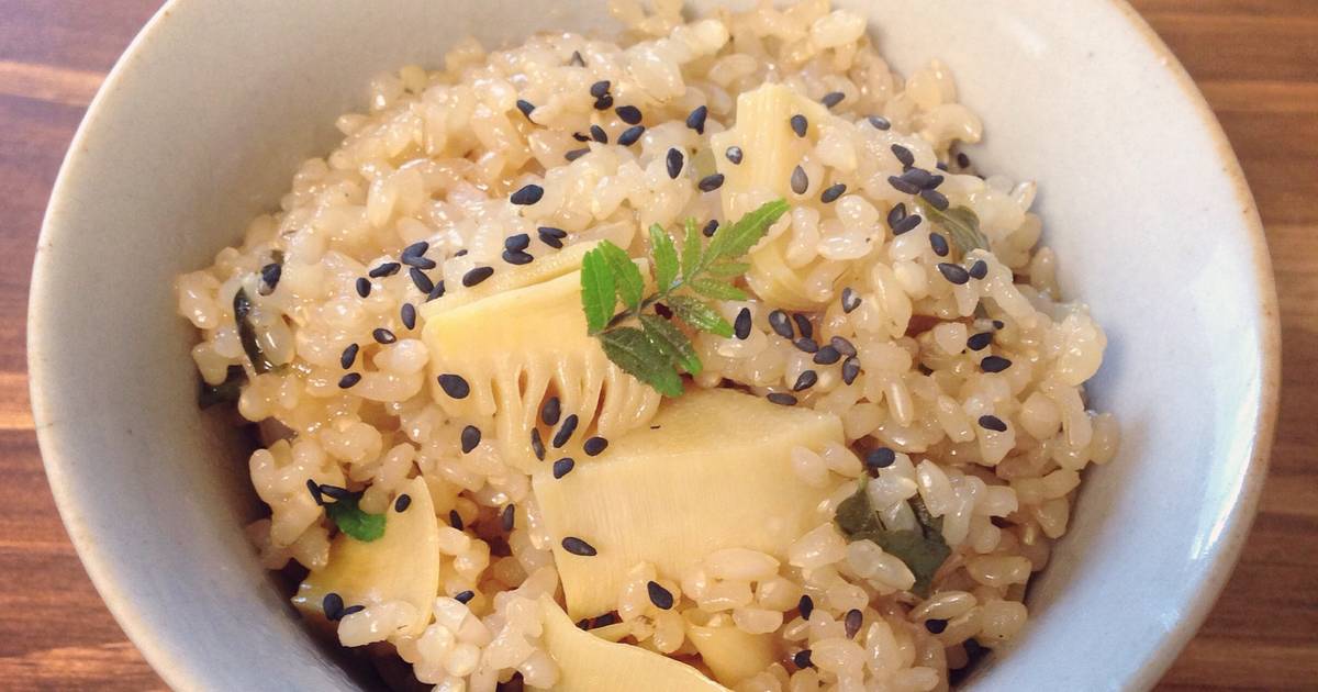 Bamboo Shoot Rice Recipe by Felice Cookpad