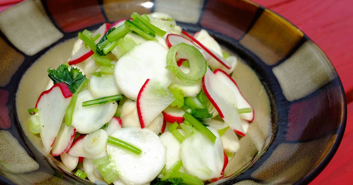 Salad Turnip and Radish Salad Recipe by Felice Cookpad