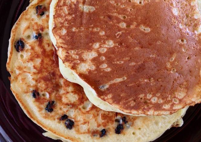 Resep Blueberry Yoghurt Pancakes