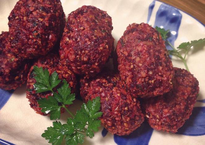 Resep Beet Falafel Resep Beet Falafel
