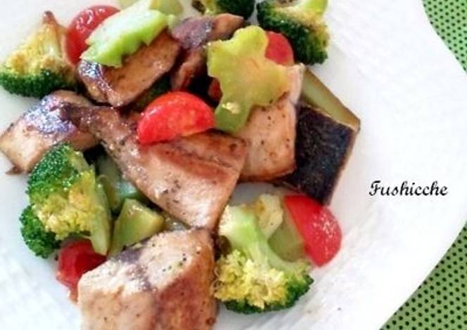 Resep Mackerel, Broccoli and Garlic Stir-Fry