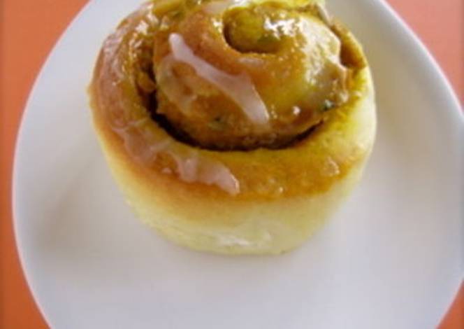 Resep Halloween Pumpkin Cinnamon Roll