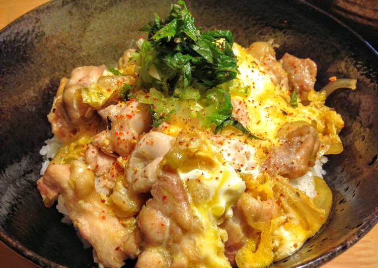 Chicken and Egg on Rice Recipe by Rie Cookpad