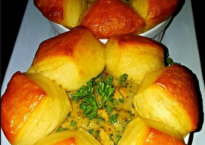 Resep Mike's Turkey Pot Pies Resep Mike's Turkey Pot Pies
