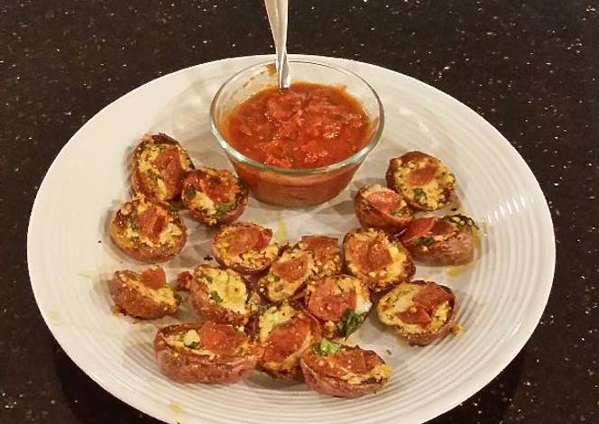 Resep Pizza Potato Skin Bites