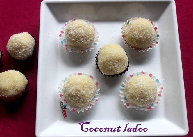 Resep Coconut ladoo Resep Coconut ladoo