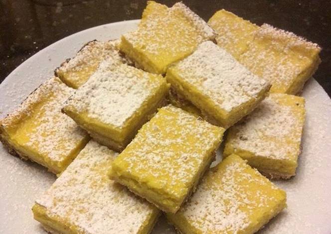 Resep Lemon Bars Resep Lemon Bars
