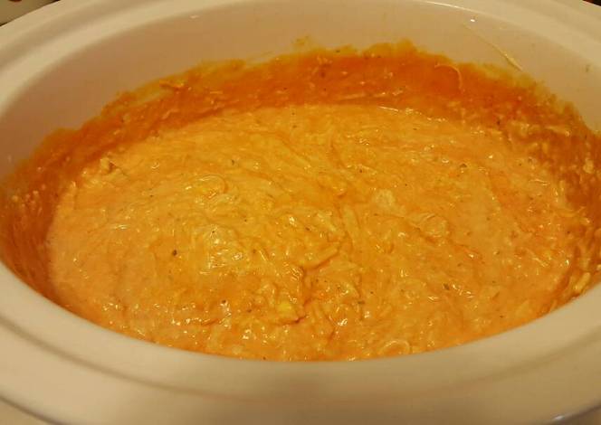 Resep Buffalo chicken dip