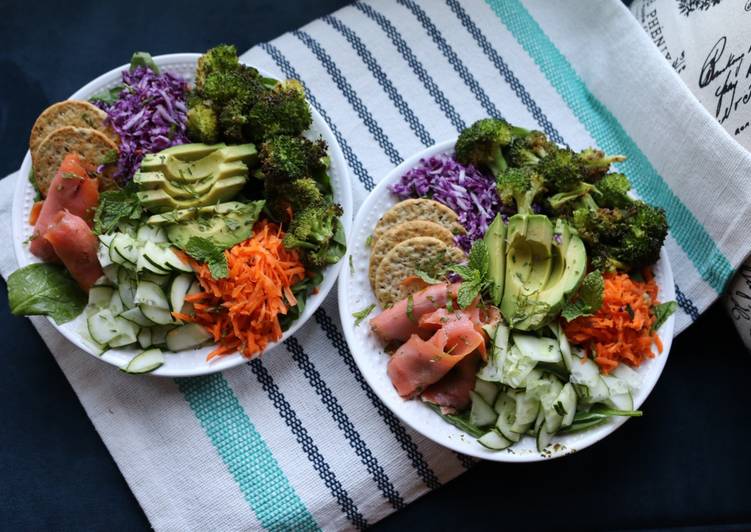 Smoked Salmon Buddha Bowl Recipe by Nikki diMonda Kayatta Cookpad