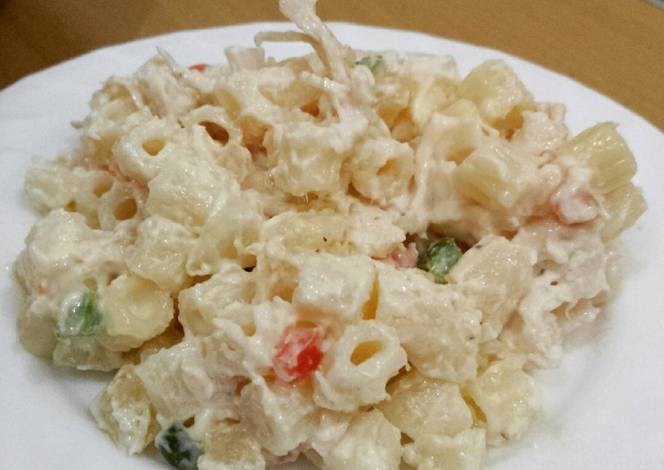 Resep Chicken Macaroni Salad Resep Chicken Macaroni Salad