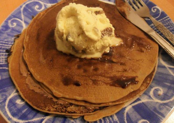 Resep Chocolate Banoffee Pancakes Resep Chocolate Banoffee Pancakes