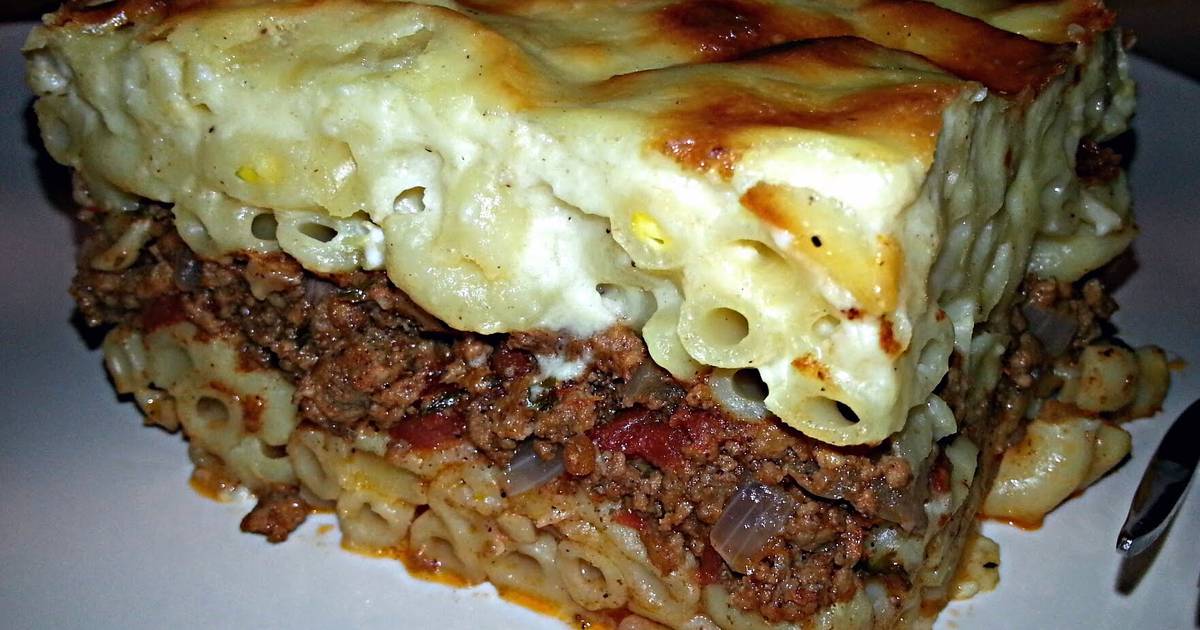 Pastitsio (Greek Pasta Bake) Recipe by craftycookingmama - Cookpad
