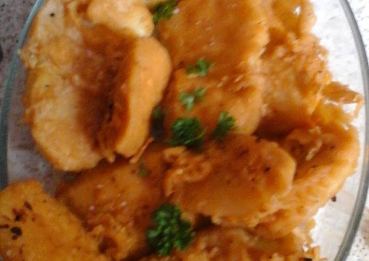 Salt and Pepper Battered Potato Slices 😉 Recipe by Maureen Cookpad