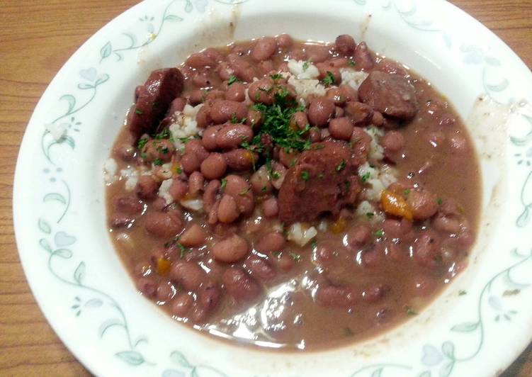 Sheri's red beans and rice Recipe by redheadchef Cookpad