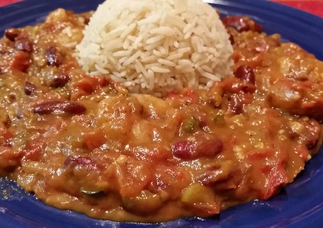 Resep Cajun Shrimp Etouffe Resep Cajun Shrimp Etouffe