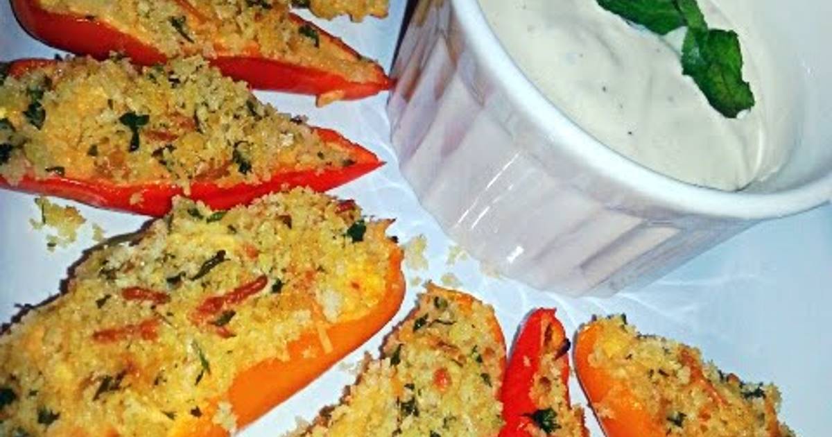 Buffalo Chicken Sweet Pepper Poppers` Recipe by summerplace Cookpad