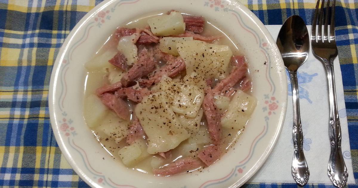 Ham Potpie Pennsylvania Dutch style Recipe by remy2011 Cookpad