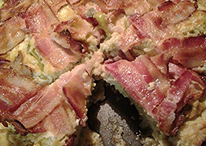 Resep Tomitio cauliflower and bacon pie Resep Tomitio cauliflower and bacon pie