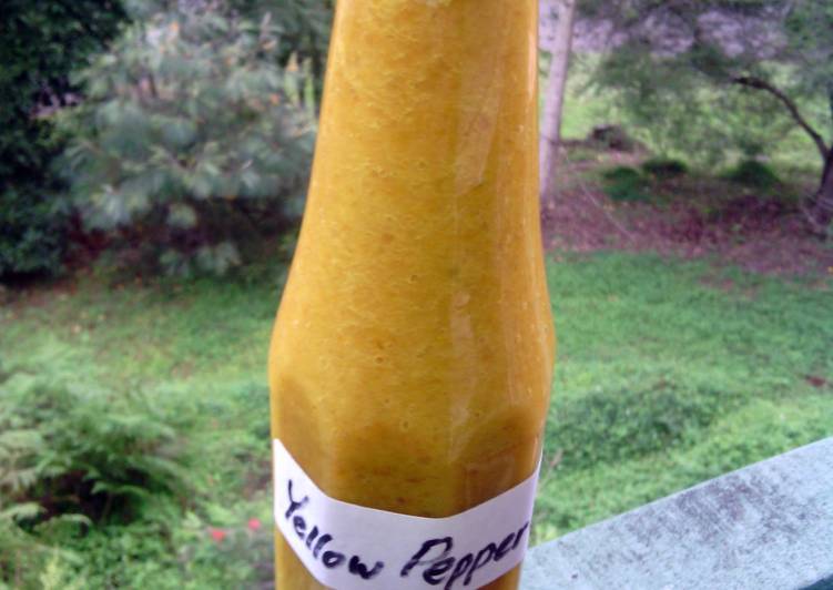 Yellow Pepper Sauce Recipe by aldo Cookpad