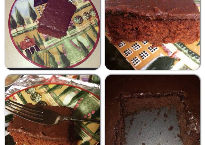 Resep Chocolate Sheet Cake (so MOIST) and Icing