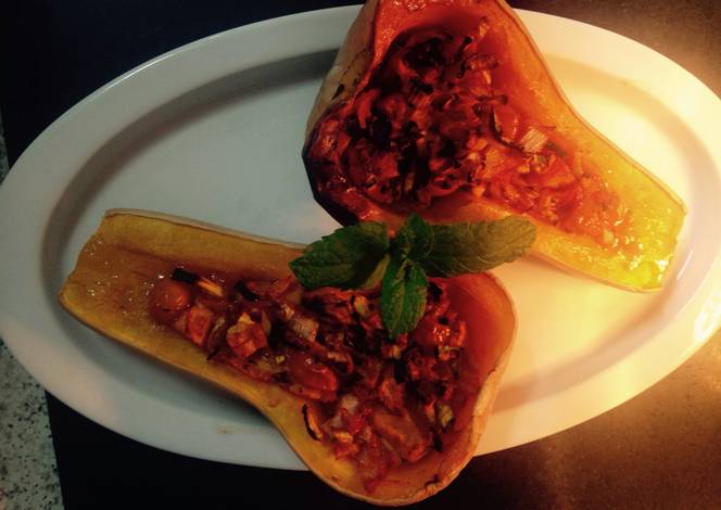 Resep My Stuffed Butternut Squash 😘 Resep My Stuffed Butternut Squash 😘
