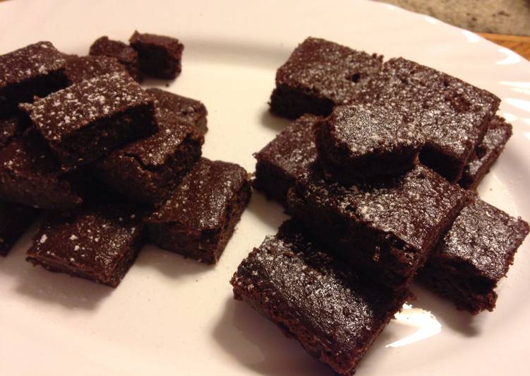 Hclf Vegan  Brownies  Recipe by Nika Pular Cookpad