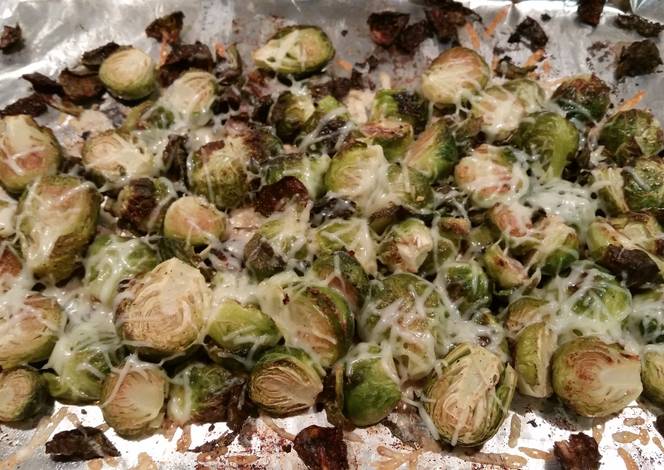 Resep Roasted Garlic Parmesan Brussel Sprouts