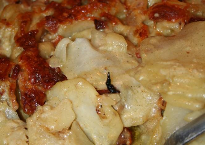 Resep Cheesy Hasselback Potato Gratin Resep Cheesy Hasselback Potato Gratin