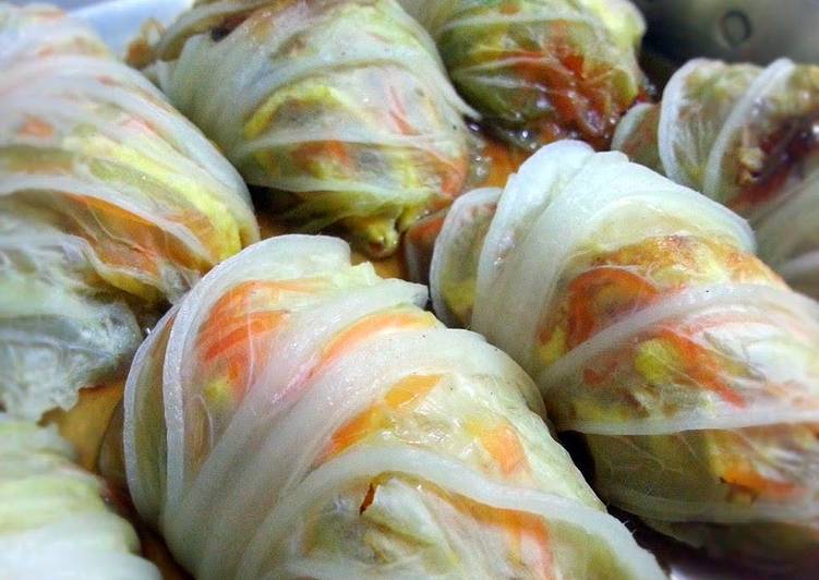 Chinese Cabbage Roll Recipe by absolutevil Cookpad