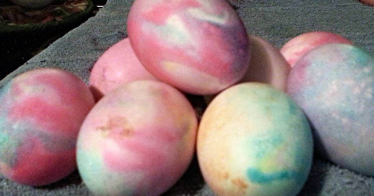 Tinklee S Shaving Cream Dyed Eggs Recipe By Tinklee Cookpad   Photo 