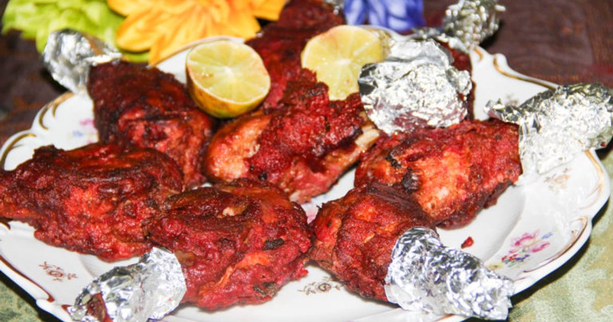 Street Food Style Deep Fried Chicken Kebab