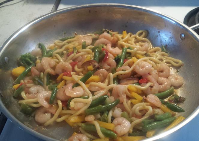 Resep Sweet Chilli and Lime Prawn Stir fry