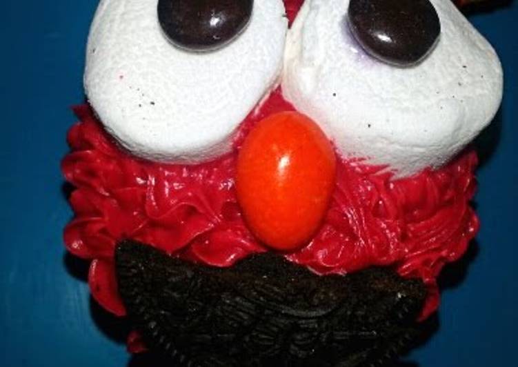 Elmo Cupcakes Recipe By Summerplace Cookpad