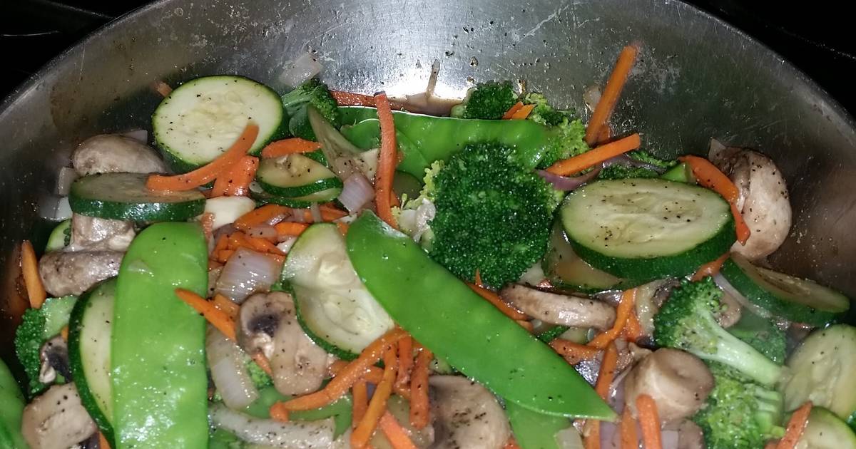All veggie stir fry Recipe by shanta.howell - Cookpad