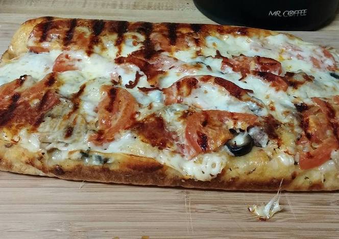 Resep George Foreman Evolve Grill Pizza