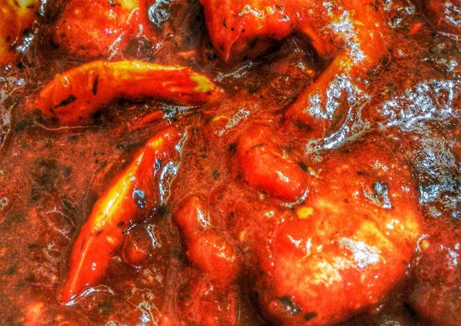 Resep Nilasing Na Hipon (Shrimp Smothered in Beer)