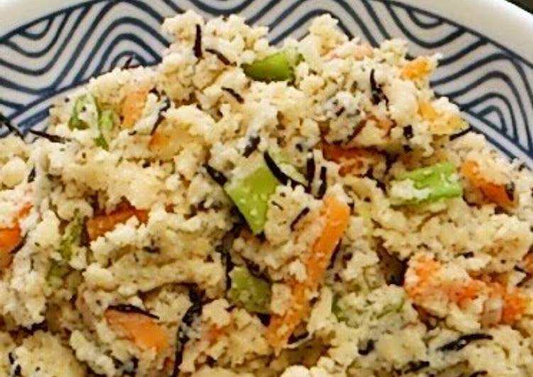 Simmered Okara with Canned Fish Recipe by cookpad.japan Cookpad