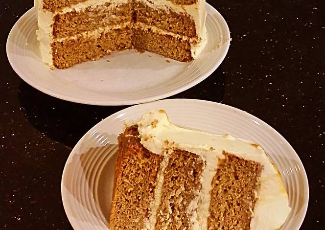 Resep Salted Caramel Apple Layer Cake with Cinnamon Marscapone Cream Frosting Resep Salted Caramel Apple Layer Cake with Cinnamon Marscapone Cream Frosting