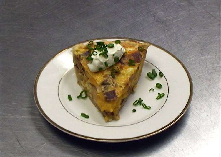 Quiche (Bacon, Egg, and Cheese Pie) Recipe by Chad Richey Cookpad