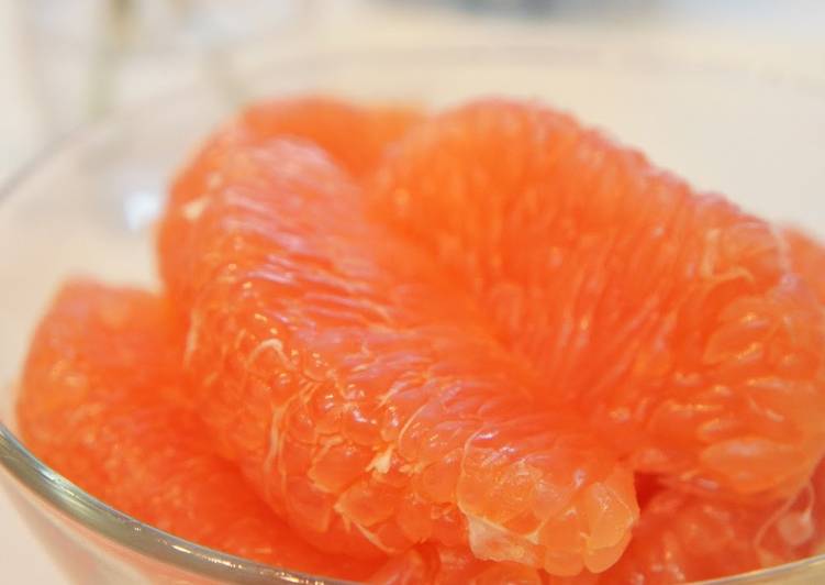 The Absolutely Best Way To Peel Grapefruit Recipe by cookpad.japan