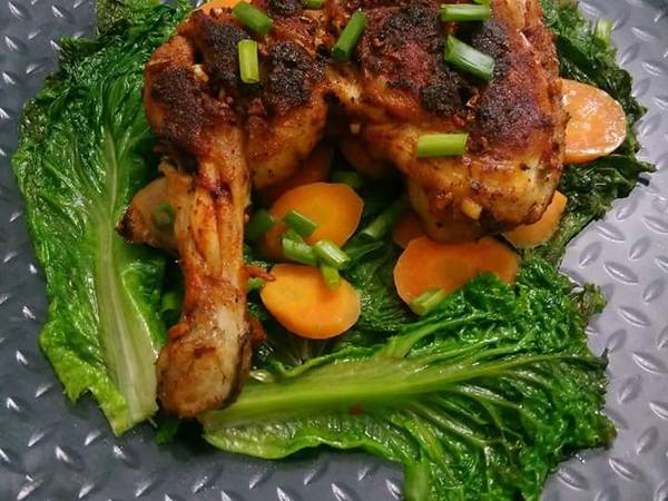 Pan Roasted Chicken Leg