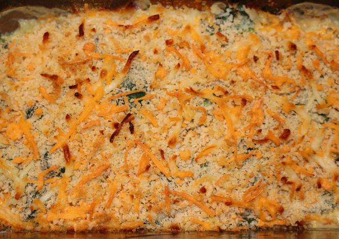 Resep Cheesy Spinach Bake