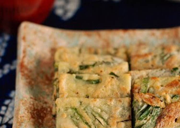 Chinese Chive Jeon (Korean Savory Pancakes) Recipe by cookpad.japan ...