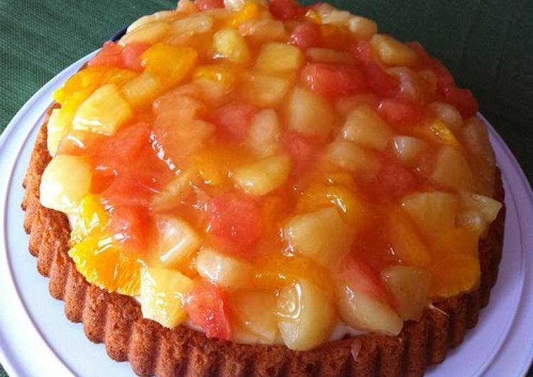 German Dessert Orange & Grapefruit Tart Recipe by cookpad.japan Cookpad