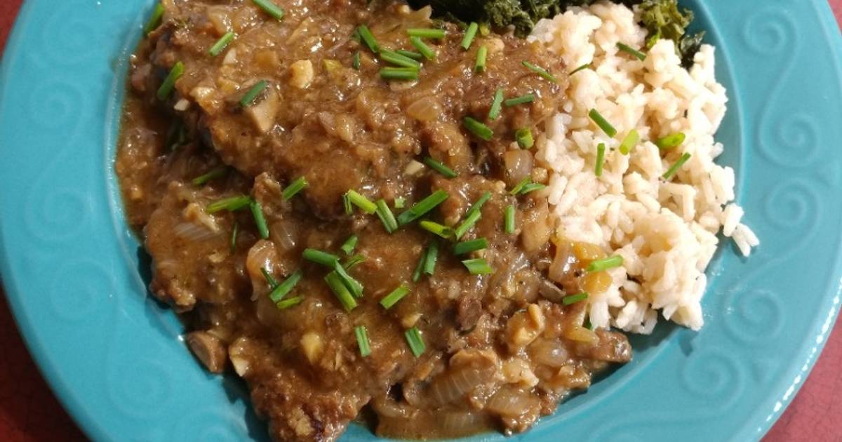 Chopped Steak With Gravy Recipes 21 Recipes Cookpad 